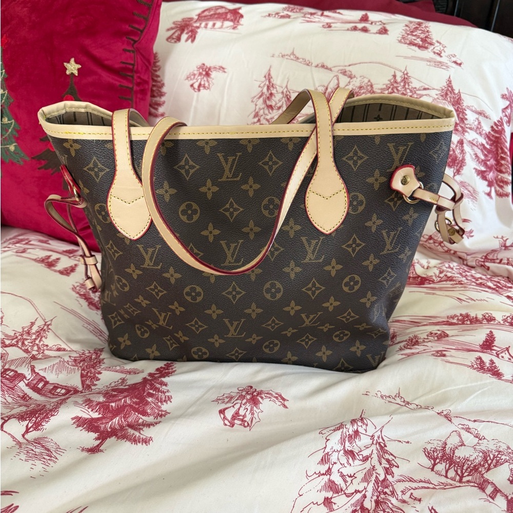 COPY LV Neverfull Monogram Canvas Tote Bag